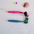 Feet shape fancy customized logo soft rubber pen